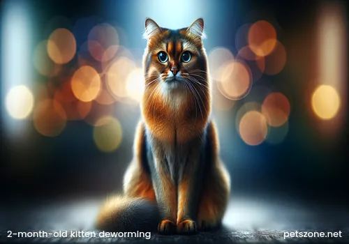 Does a 2-month-old kitten need deworming