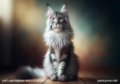 Has the pet cat at home been vaccinated for rabies after scratching?