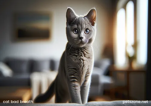 What to do about cat bad breath and yellow teeth