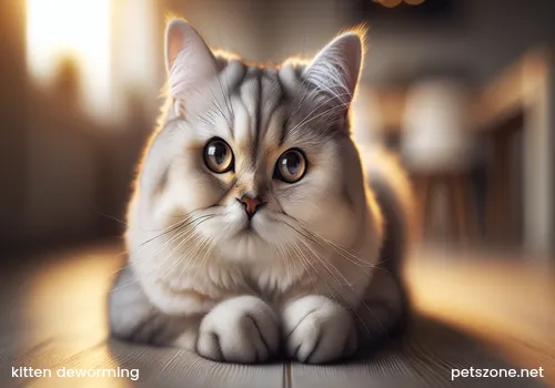 Can 40-day-old kittens be dewormed