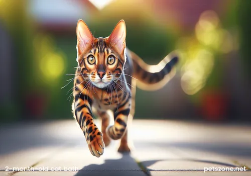 Can a 2-month-old cat be bathed