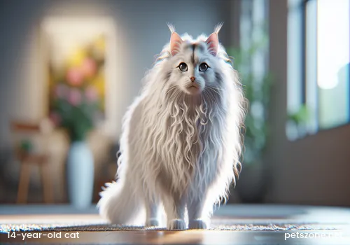 14-year-old cat not eating or drinking