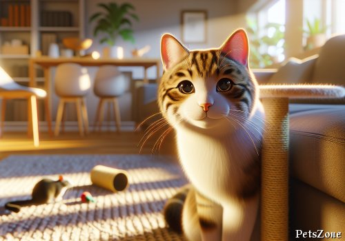 Training pet cats to jump high and go through hoops