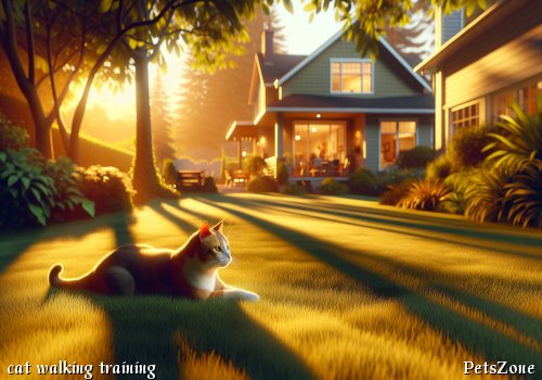 Pet cat doing fitness exercises at home training