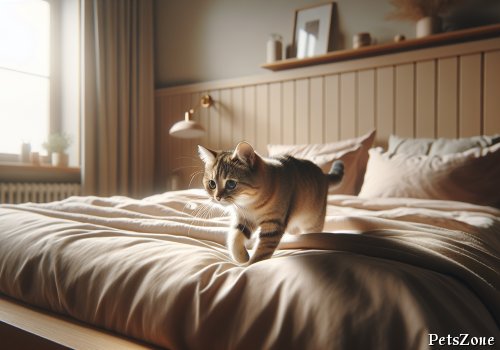 How to Deal with the Habit of Pet Cats Jumping on the Bed