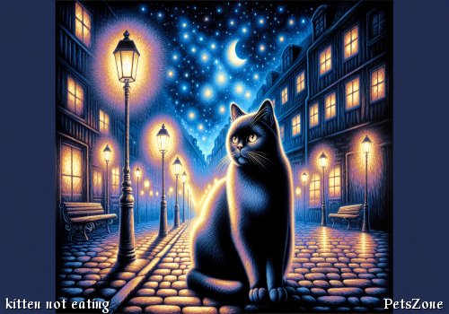 How long will a kitten die if it doesn't eat