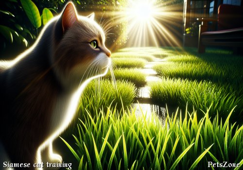 How to train a Siamese cat eager for owner's touch and love