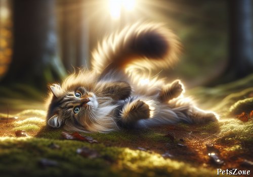 How to Train a Norwegian Forest Cat to Roll on the Ground
