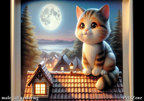 Precautions After Neutering Male Cats