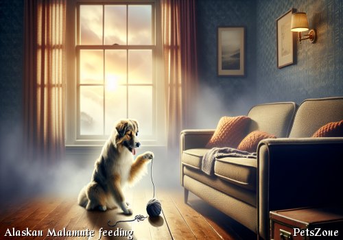 How much does an Alaskan Malamute eat