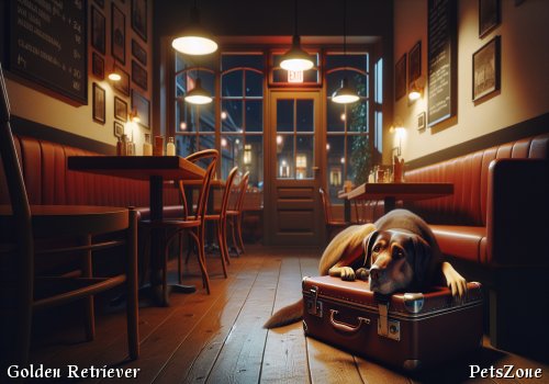 Golden Retriever Chewing the Furniture at Home, Simply Unbearable