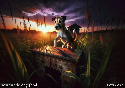 What should be noted when making homemade dog food for Border Collies?