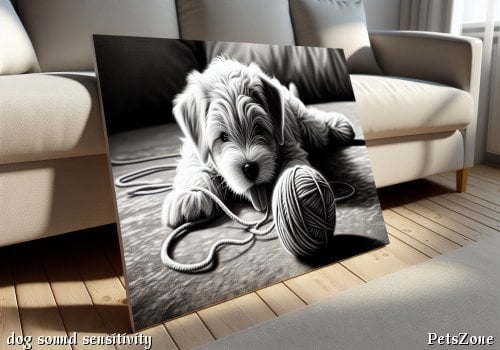 What to do if a dog is sensitive to sound