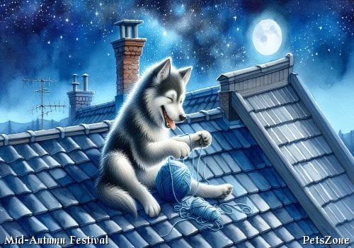 The festival is approaching, will you enjoy the “moon” with your dog