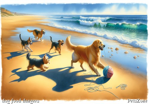 Which foods can cause life-threatening danger to dogs if eaten?