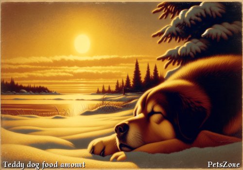 “How much dog food does a Teddy eat in a day?” Are the feeding frequencies the same for puppies and adult dogs? 