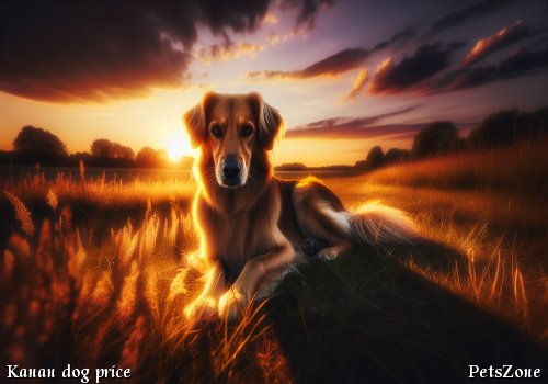 How much does a Kanan dog cost