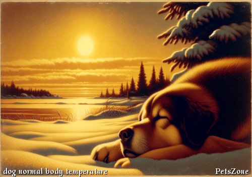 What is the normal body temperature of a dog