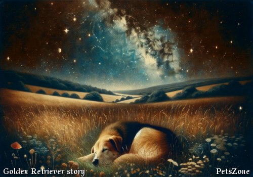 The Story of Golden Retriever Duoduo and the Stones