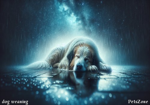 Precautions during the dog's weaning process